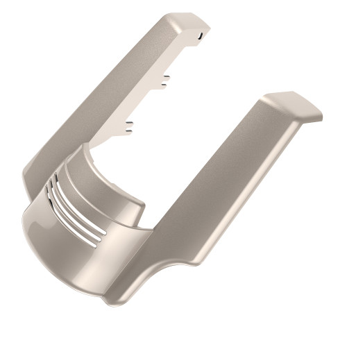 AdvanBlack Single Cutout Silver Fortune Stretched Rear Fender Extension For 2014+  Harley Davidson Touring Models