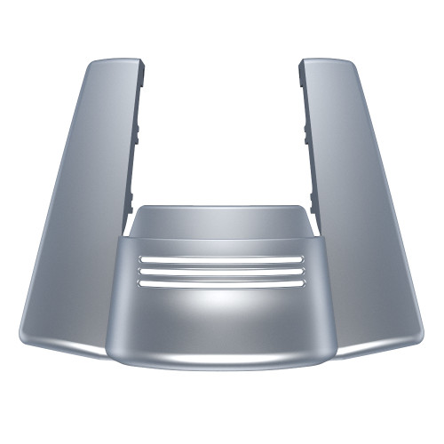 Advanblack No Cutout Baracuda Sliver Denim Stretched Rear Fender Extension For 2014+ Harley Davidson Touring Models