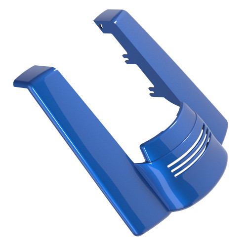 Advanblack No  Cutout Crushed sapphire Stretched Rear Fender Extension For 2014+ Harley Davidson Touring Models