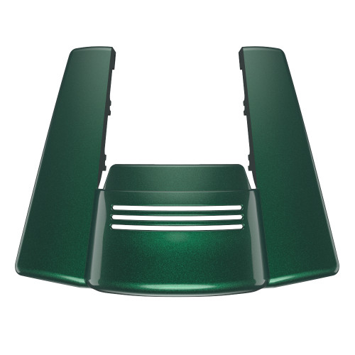 AdvanBlack No Cutout Deep Jade pearl Stretched Rear Fender Extension For 2014+ Harley Davidson Touring Models