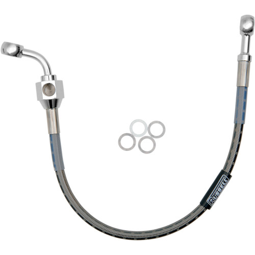 Russell #R08833DS - Brake Line - Rear - '00-'07 Dyna