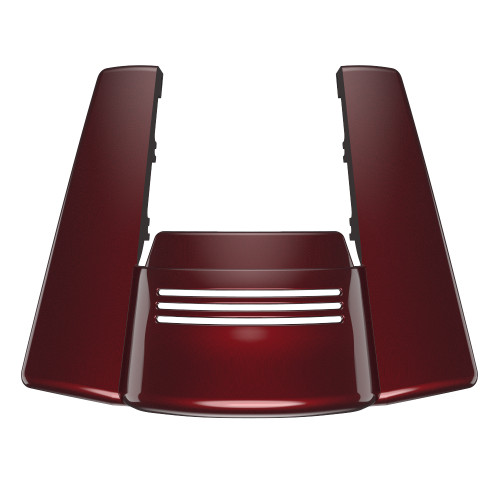 Advanblack No Cutout Mysterious Red Sunglo Stretched Rear Fender Extension For 2014+ Harley Davidson Touring Models