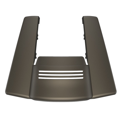 AdvanBlack No Cutout River Rock Gray Denim Stretched Rear Fender Extension For 2014+ Harley Davidson Touring Models