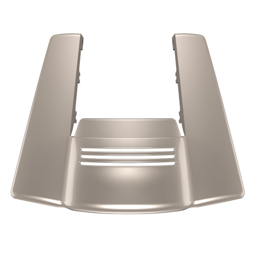 AdvanBlack No Cutout Silver Fortune Stretched Rear Fender Extension For 2014+ Harley Davidson Touring Models