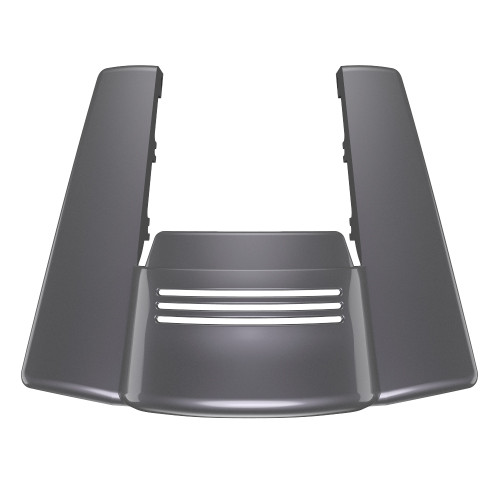 Advanblack No Cutout Smoke Gray Stretched Rear Fender Extension For 2014+ Harley Davidson Touring Models