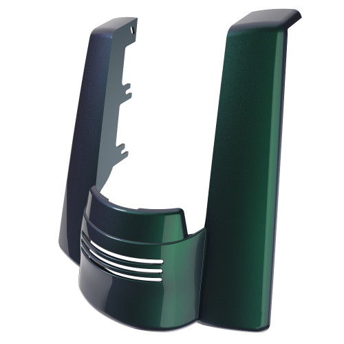 Advanblack No Cutout Snake Venom Stretched Rear Fender Extension For 2014+ Harley Davidson Touring Models