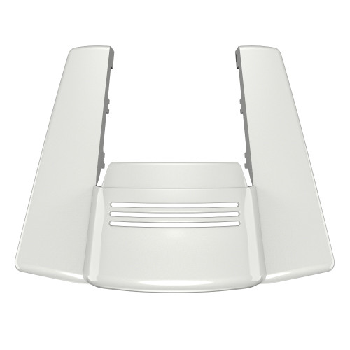 Advanblack No Cutout Stone Washed White Pearl Stretched Rear Fender Extension For 2014+ Harley Davidson Touring Models