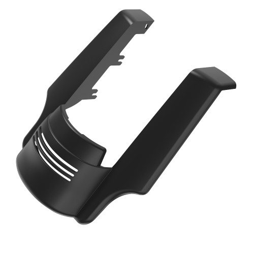 Advanblack Dual Cutout Unpainted Stretched Rear Fender Extension For 2014+ Harley Davidson Touring Models