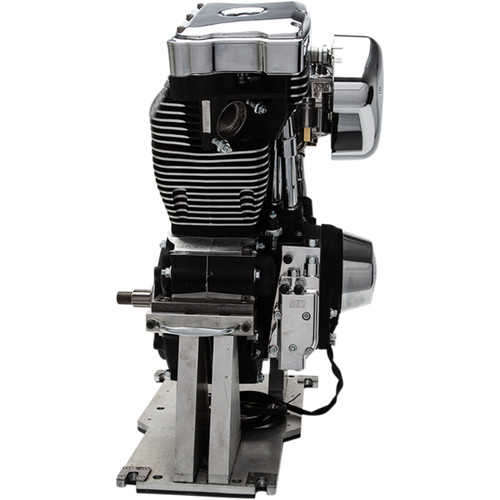 S&S Cycle #31-9150 - V80R Series Engine - Black - Custom Chassis | Evolution Big Twin
