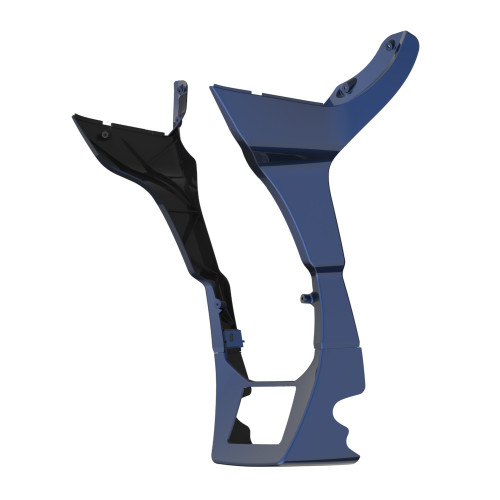 Blue Steel Fairing Spoiler Kit for Harley Road Glide 2017-later