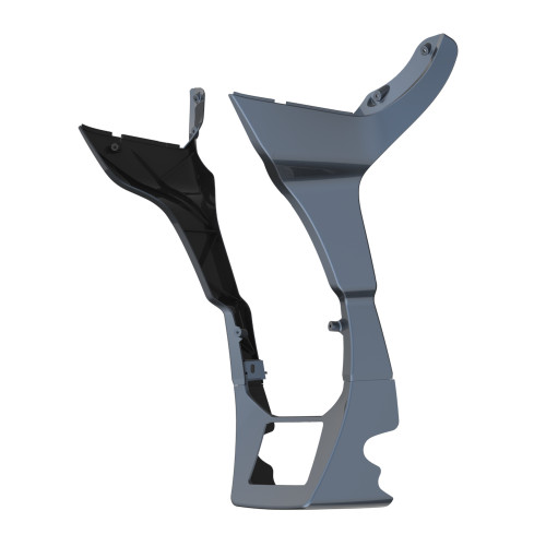 Black Tempest Fairing Spoiler Kit for Harley Road Glide 2017-later