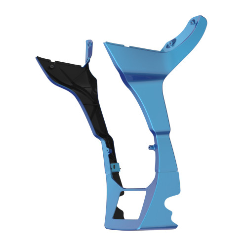 Daytona Blue Fairing Spoiler Kit for Harley Road Glide 2017-later