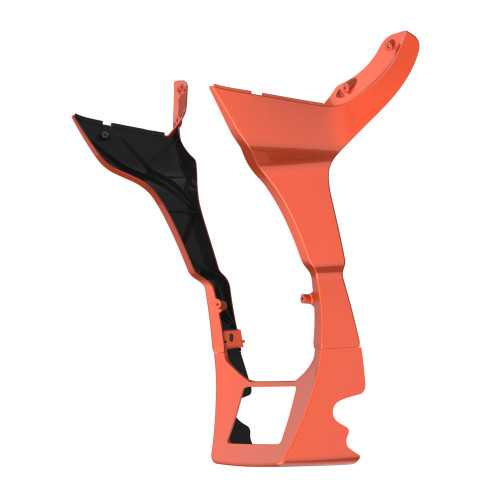 Orange Lava Fairing Spoiler Kit for Harley Road Glide 2017-later