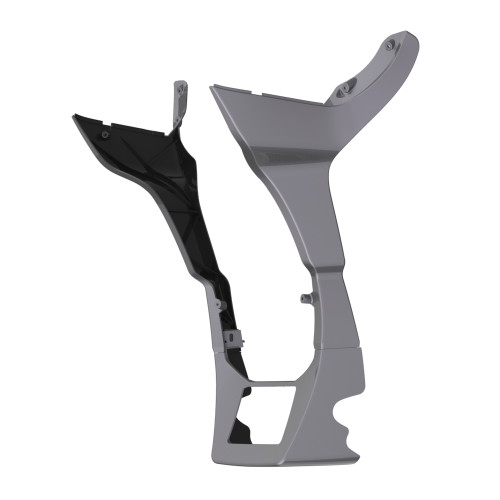 Smoke Gray Fairing Spoiler Kit for Harley Road Glide 2017-later