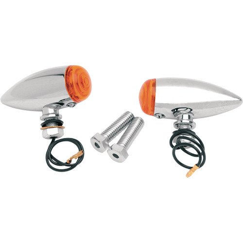 Pro-one Perf.mfg. #400350 - Bullet Marker Light - Chrome/Smooth