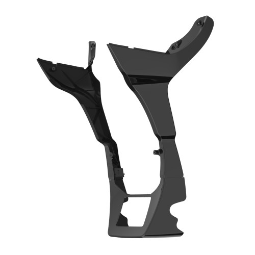 Vivid Black Fairing Spoiler Kit for Harley Road Glide 2017-later