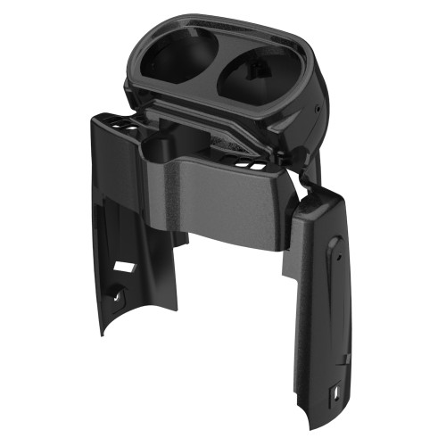 Advanblack Black Hills Gold Gauge Cluster Cover for Harley Road Glide 2015up