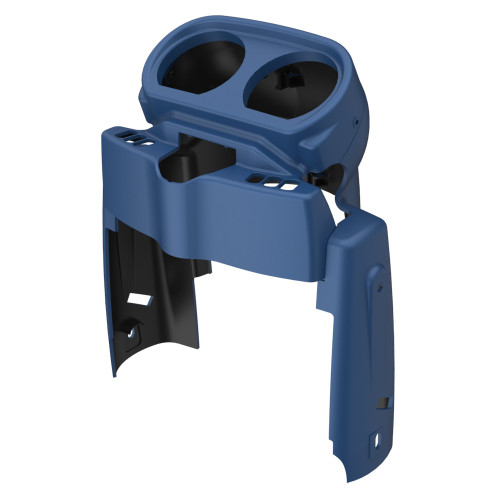 Advanblack Legend BLue Denim Gauge Cluster Cover for Harley Road Glide 2015up