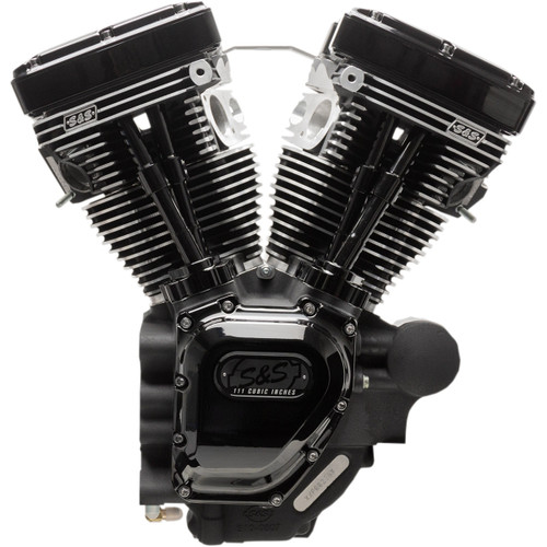 S&S Cycle #310-0834A - T111 Long Block Engine - Black - Touring