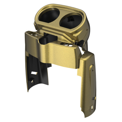 Advanblack Olive Gold Gauge Cluster Cover for Harley Road Glide 2015up