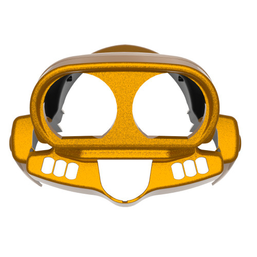 Advanblack Prospect Gold Gauge Cluster Cover for Harley Road Glide 2015up