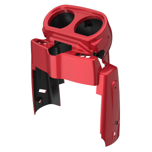 Advanblack Sunset Orange Gauge Cluster Cover for Harley Road Glide 2015up