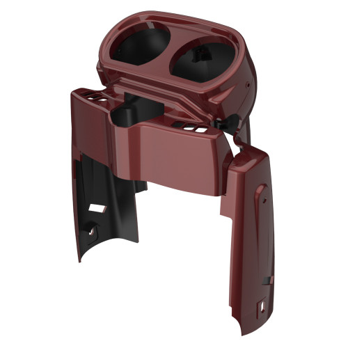 Advanblack Stiletto Red Gauge Cluster Cover for Harley Road Glide 2015up