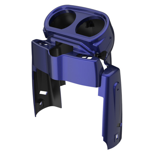 Advanblack Zephyr Blue Gauge Cluster Cover for Harley Road Glide 2015up