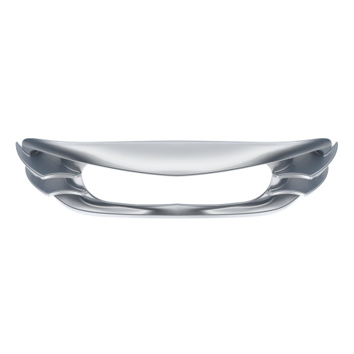Barracuda Silver Headlight Bezel For Harley Road Glide 2015 To 2022