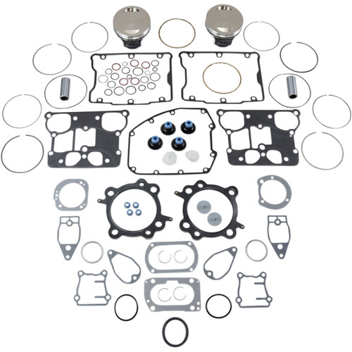 Wiseco #VT2719 - Piston Kit with Gasket - Standard - Twin Cam 88" Bored to 1550 cc (95 Cubic Inch)