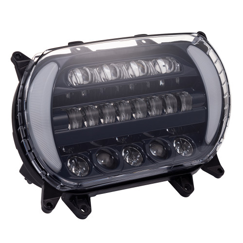 Billiard Blue Attack Headlight For 2015up Road Glide