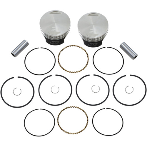 Wiseco #K0215PS - Tracker™ Series Piston Kit - 3.498"- 1340 cc 80 Cubic Inch - Standard - Evolution