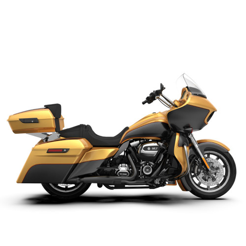 Black Hills Gold and Black Quartz 4.5'' Extended SADDLEBAG BOTTOMS FOR HARLEY DAVIDSON 2014+ TOURING