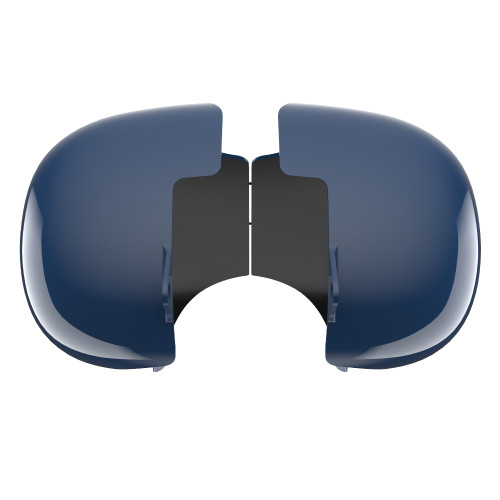 Advanblack Billiard Blue Extended Stretched Tank Cover for Harley 2008-2020 Street Glide & Road Glide