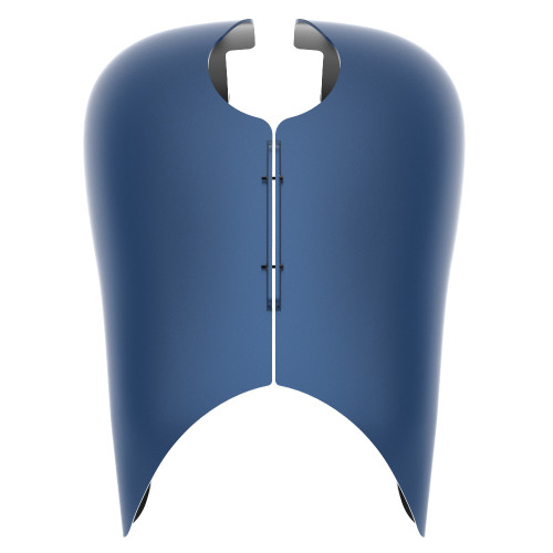 Advanblack Legend Blue Denim Extended Stretched Tank Cover for Harley 2008-2020 Street Glide & Road Glide