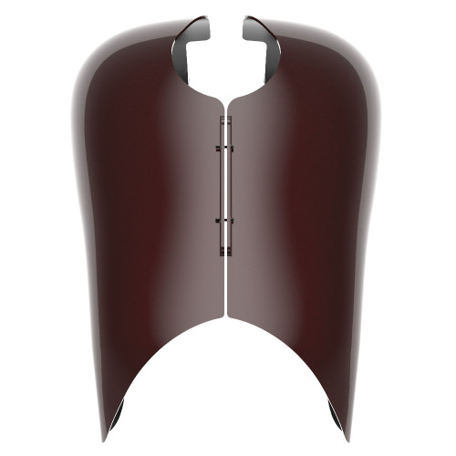 Advanblack Twisted Cherry Extended Stretched Tank Cover for Harley 2008-2020 Street Glide & Road Glide