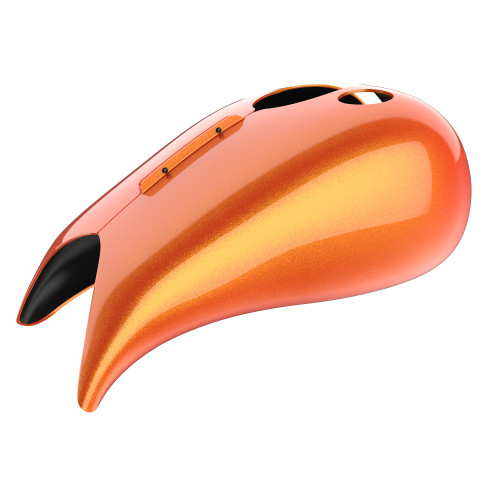 Advanblack Tequila Sunrise Extended Stretched Tank Cover for Harley 2008-2020 Street Glide & Road Glide