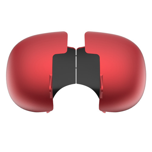 Advanblack Wicked Red Denim Extended Stretched Tank Cover for Harley 2008-2020 Street Glide & Road Glide