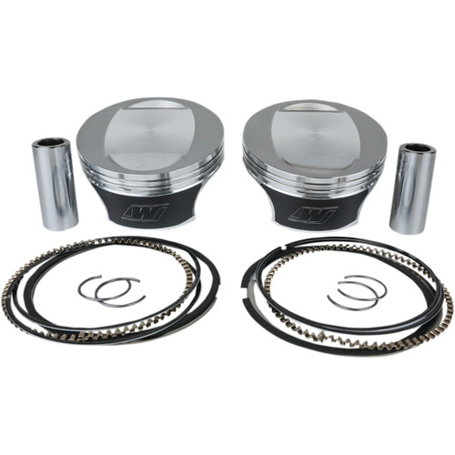 Wiseco #K0211PS - Tracker™ Series Piston Kit - 3.937"- 96 Cubic Inch Bored to 106 Cubic Inch - Twin Cam