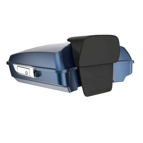 Advanblack Cosmic Blue Pearl Razor Tour Pack Pak Luggage Trunk Pad For '97-'21 Harley Davidson Touring