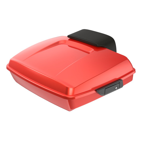 Advanblack Candy Orange Razor Tour Pack Pad '97-'21 Harley Touring Street Electra Road Glide