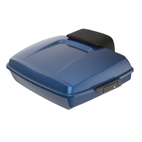 Dark Blue Pearl Razor Tour Pack Pad For '97-'21 Harley Touring Street Electra Road Glide