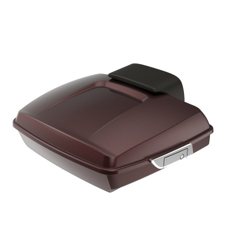 Advanblack Merlot Sunglo Razor Tour Pack Pad Luggage Trunk For '97-'21 Harley Touring Street Electra Road Glide