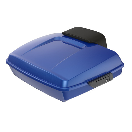 Pacifice Blue Razor Tour Pack Pad Luggage Trunk For '97-'21 Harley Touring Street Electra Road Glide