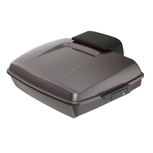 Advanblack Sumatra Brown Razor Tour Pack Pad Luggage Trunk For '97-'21 Harley Touring Street Electra Road Glide