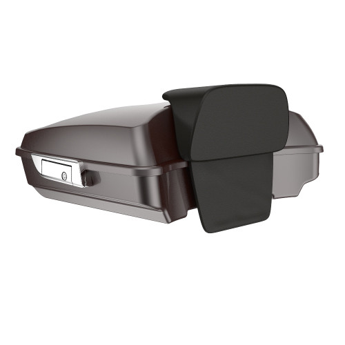 Advanblack Sumatra Brown Razor Tour Pack Pad Luggage Trunk For '97-'21 Harley Touring Street Electra Road Glide