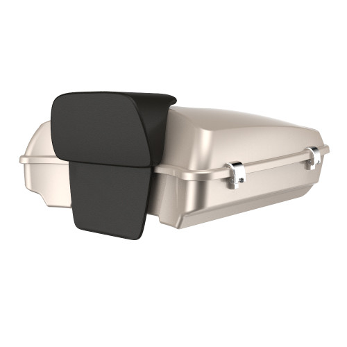 Advanblack Silver Fortune Razor Tour Pack Pad For '97-'21 Harley Touring Street Electra Road Glide