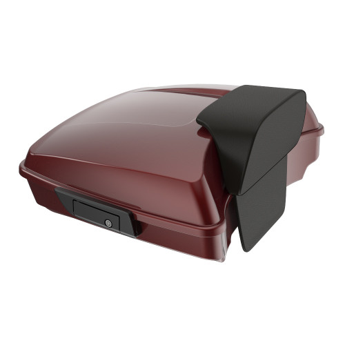 Advanblack Stiletto Red Razor Tour Pack Pad For '97-'21 Harley Touring Street Electra Road Glide
