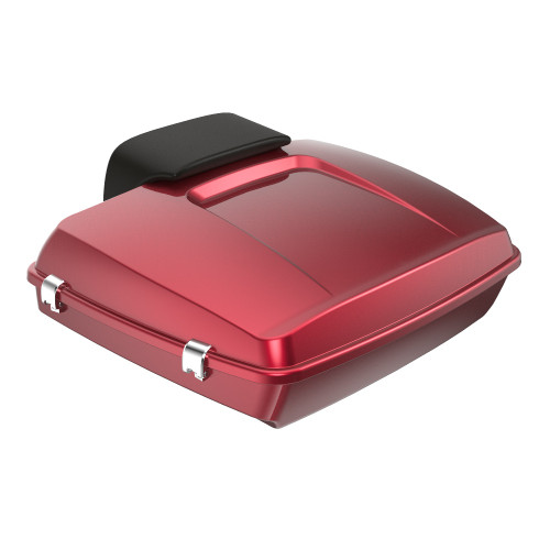 Advanblack Velocity Red Sunglo Razor Tour Pack Pak Pad Luggage Trunk For '97-'21 Harley Touring Street Electra Road Glide