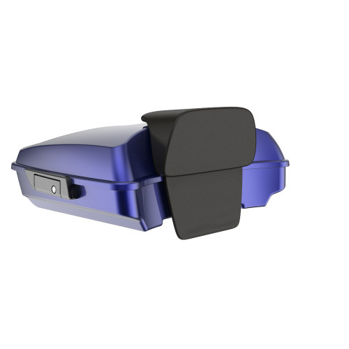 Advanblack Zephyr Blue Razor Tour Pack Pad For '97-'21 Harley Touring Street Electra Road Glide